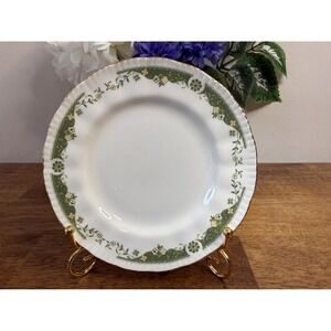 Paragon Lynwood Green Floral Side‎ Plate Vintage Fine Bone China Retro England